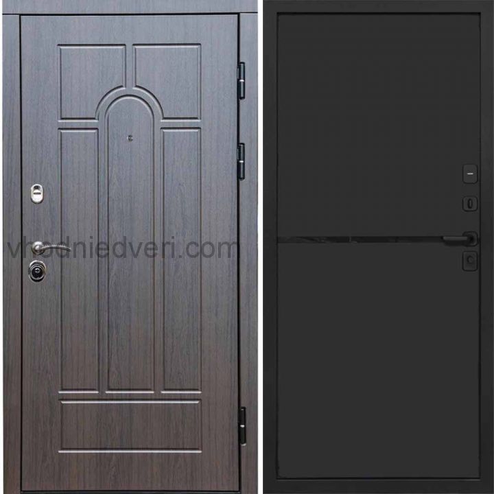 Входная дверь Termo-door Модена Венге - Нео Black