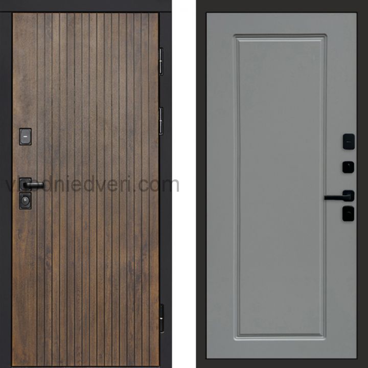 Входная дверь Termo-door Твист Ультра - Гранд Грей софт