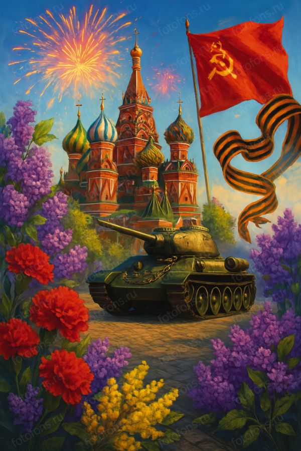 Фон стена "Pobeda №7"