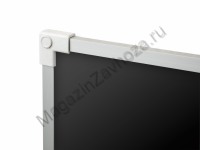 Одноэлементная магнитная полимерная школьная доска 2500x1000 чёрная