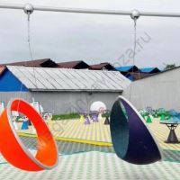 Качели Худи на тросовой системе диаметр 130 см высота 275 см