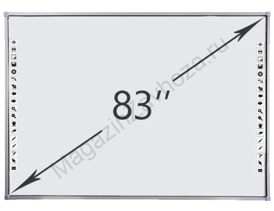 Интерактивная доска DigiTouch с диагональю 83"