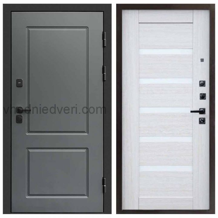 Входная дверь Termo-door Верона Грей - Царга Лиственница