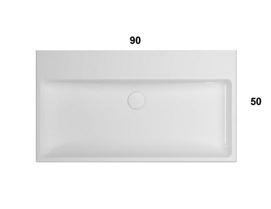 Раковина Globo I Classici SCQ92 90x50 схема 3