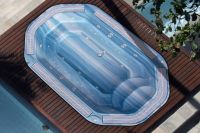 СПА бассейн переливной Aquavia Hydra 365х280 см схема 7