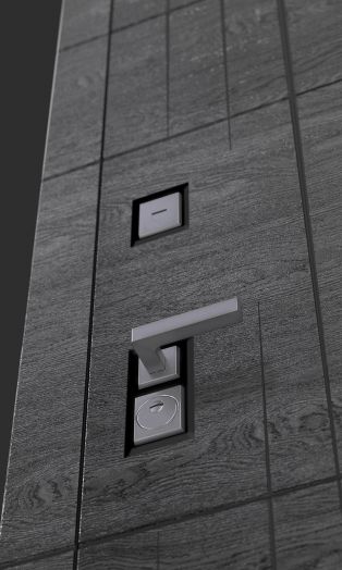 Входная дверь Бункер BN 09 - 03 Орех бренди