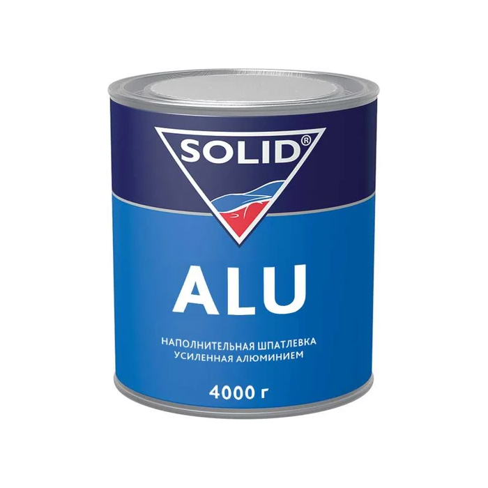 Solid ALU Наполнительная шпатлевка, усиленная алюминием, фасовка 4кг.