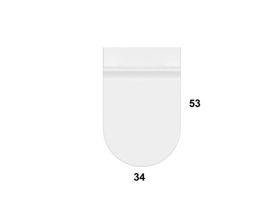 Напольный унитаз Globo Mode ME001 53x34 см схема 3