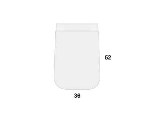 Напольный  унитаз Globo Stone ST004 52x36 см схема 3