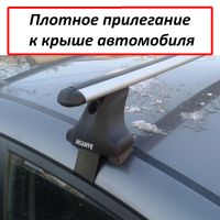 Багажник на крышу Skoda Rapid, Атлант, аэродинамические дуги, опора Е