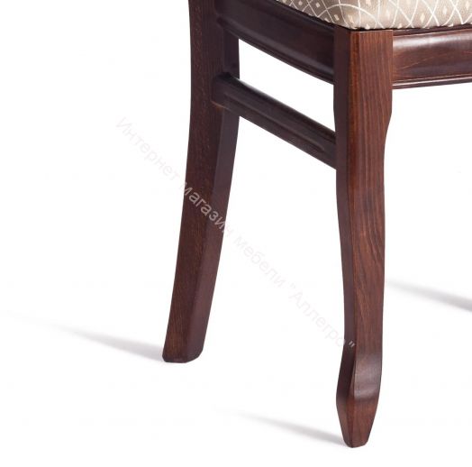 Стул VERSAL мягкое сидение бук, 51х48х106 см, Tobacco, жаккард коричневый