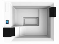 Гидромассажный СПА бассейн SPA NATURAL Paolo Ferralli Minimalista 201х162 схема 4