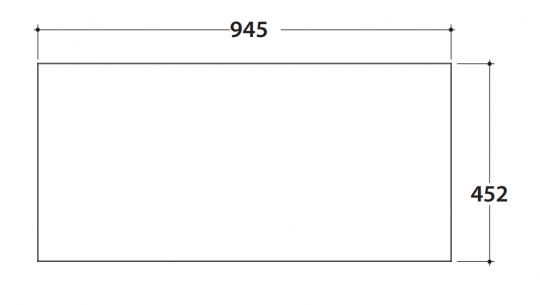 Полка Globo Stripe OP040S схема 2