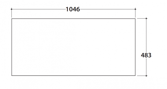 Полка Globo Stripe OP043S схема 2