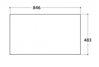 Полка Globo Stripe OP044S схема 2
