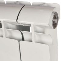 Алюминиевый радиатор STOUT ALPHA 350 4-12 секций боковое подключение (белый RAL 9016) схема 9 Алюминиевый радиатор STOUT ALPHA 350 4-12 секций боковое подключение (белый RAL 9016) схема 9