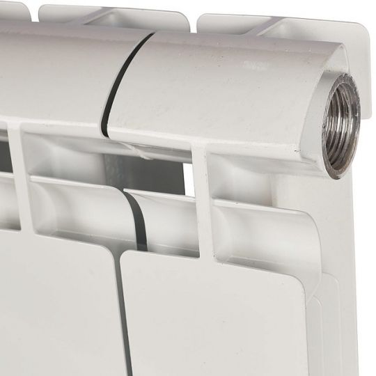 Алюминиевый радиатор STOUT ALPHA 350 4-12 секций боковое подключение (белый RAL 9016) схема 9 Алюминиевый радиатор STOUT ALPHA 350 4-12 секций боковое подключение (белый RAL 9016) схема 9