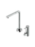 Кухонный смеситель Quadro design Idealaqua Inox 302 встраиваемый с краном для фильтра схема 1 Кухонный смеситель Quadro design Idealaqua Inox 302 встраиваемый с краном для фильтра схема 1