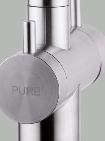 Смеситель для кухонной мойки Quadro design Idealaqua Inox 383 с краном для фильтра схема 5