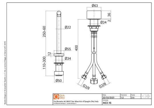 Смеситель для кухонной мойки Quadro design Kitchen Inox 463.16.420 дистанционное управление схема 5 Смеситель для кухонной мойки Quadro design Kitchen Inox 463.16.420 дистанционное управление схема 5