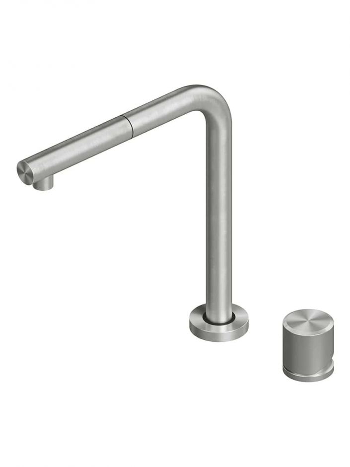 Изображение Кухонный смеситель Quadro design Kitchen Inox 443.16.420 дистанционное управление