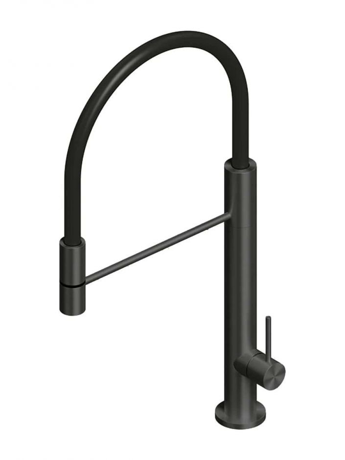 Смеситель для кухонной мойки Quadro design Kitchen Inox 398 ФОТО