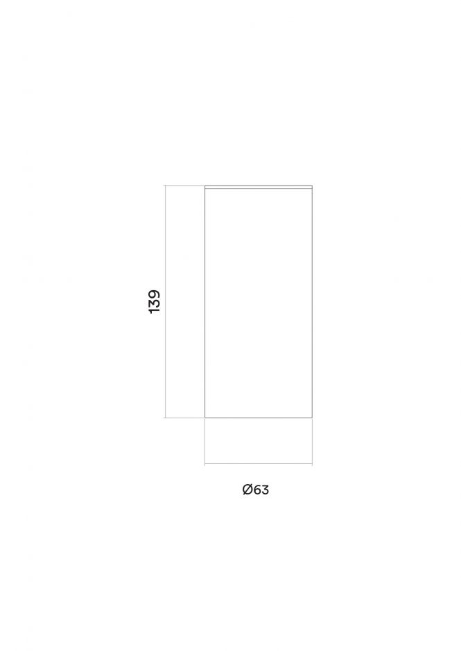 Стакан со съемным контейнером Quadro design Accessories QA306 настольный ФОТО