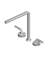 Смеситель для раковины Quadro design Levo 14 32V AS три отверстия высокий схема 1