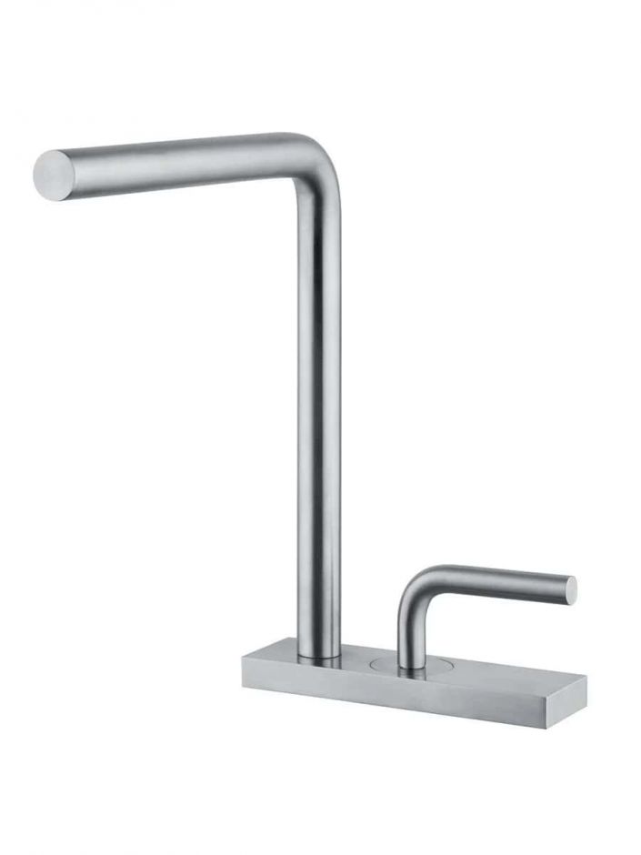 Смеситель для раковины Quadro design Levo 14 02 AS высокий гидропрогрессивый