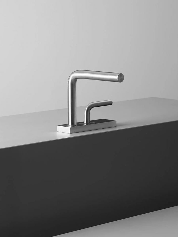 Смеситель для раковины Quadro design Levo 14 01 AS гидропрогрессивый ФОТО