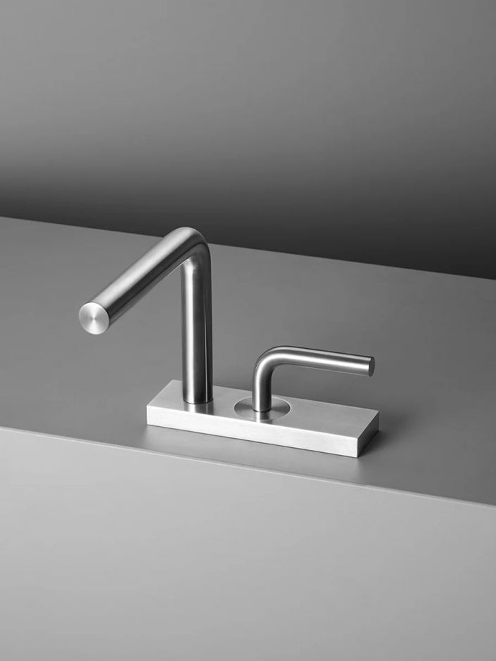 Смеситель для раковины Quadro design Levo 14 01 AS гидропрогрессивый ФОТО