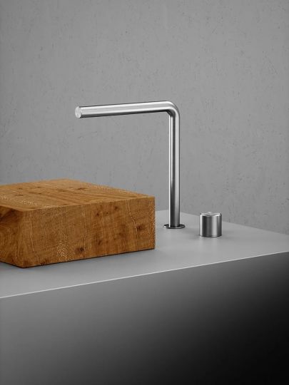 Смеситель для раковины Quadro design Stereo 16 08 AS гидропрогрессивный высокий схема 2