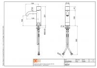 Смеситель для раковины Quadro design Stereo 16 03T AS изогнутый излив схема 2
