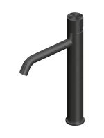 Смеситель для раковины Quadro design Stereo 16 02T высокий изогнутый излив схема 3