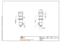 Вентили встраиваемого смесителя Quadro design HB 15 52V AS схема 2 Вентили встраиваемого смесителя Quadro design HB 15 52V AS схема 2