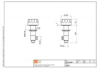 Вентили встраиваемого смесителя Quadro design HB 15 51V AS схема 2