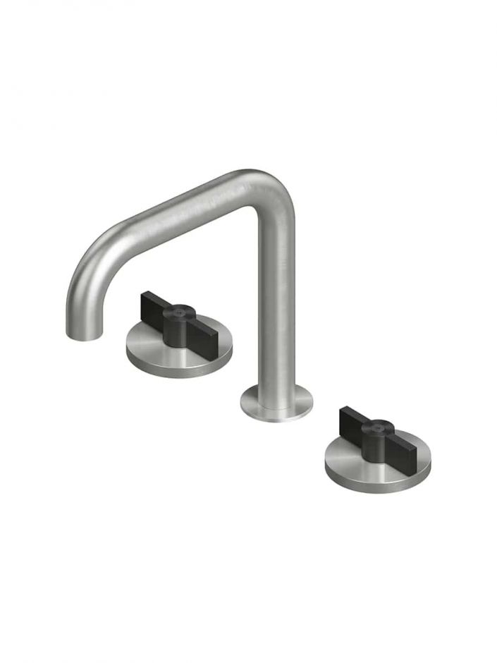 Смеситель для раковины Quadro design Valvola01 19 31V на 3 отверстия ФОТО