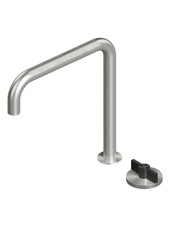 Смеситель для раковины Quadro design Valvola01 19 32 встраиваемый высокий ФОТО