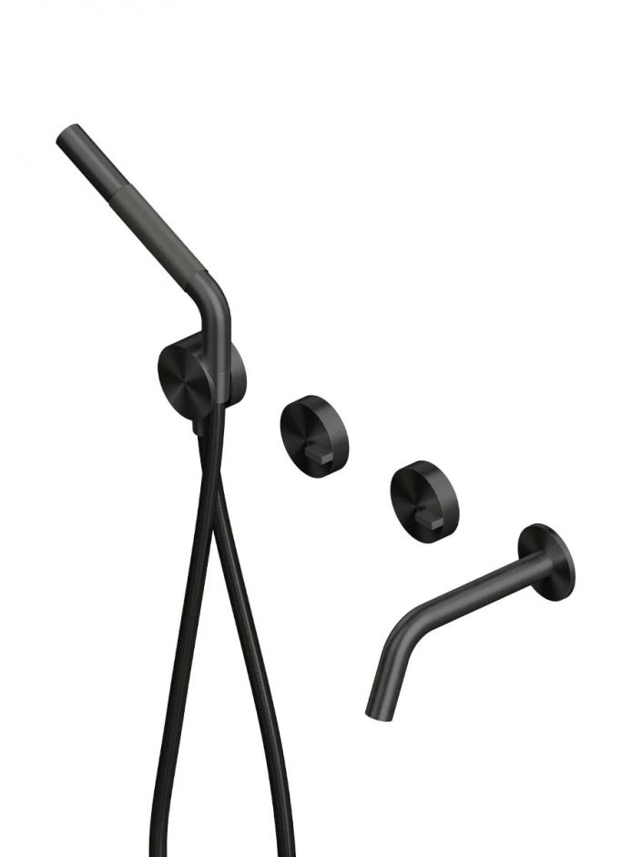 Смеситель для ванны и душа Quadro design FFQT 18 69 с изливом ФОТО