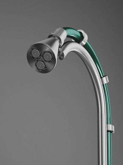 Уличный душ Quadro design CD021.1 AS с распылительной насадкой без шланга схема 3