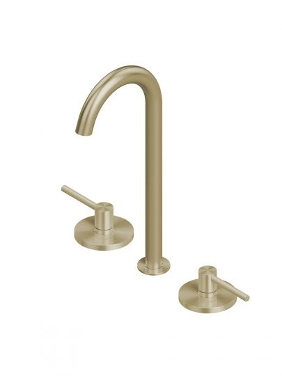 Смеситель для раковины Quadro design FFQT 21 32V на три отверстия высокий схема 3