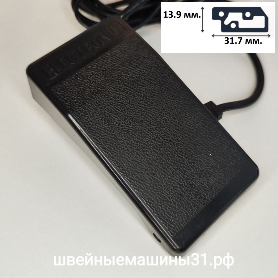 Педаль YDK model YC-483N 220-240 В; 0,7А; 150В; разъём Juki, Leader (уценка - царапины).       Цена 1900 руб.