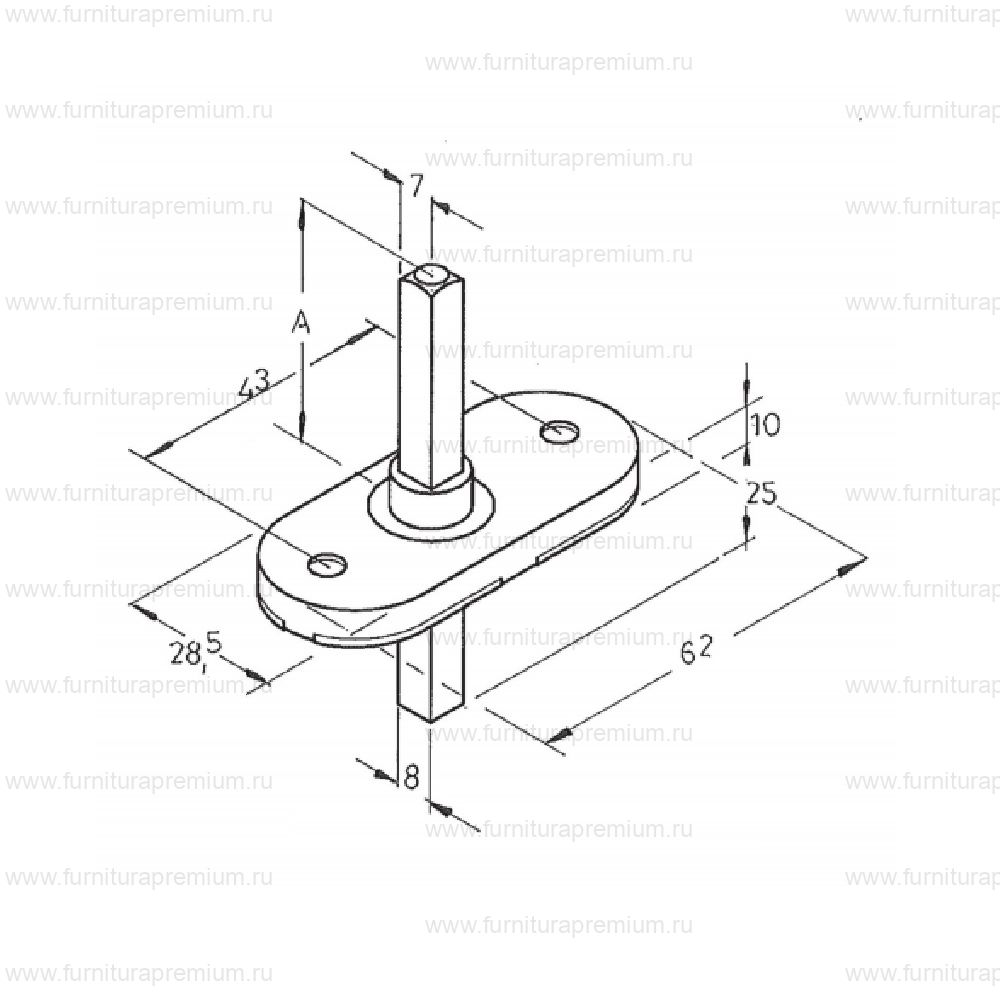 Оконная ручка Extreza Forma 137 HW