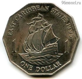 Восточно-Карибские государства 1 доллар 1995