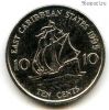 Восточно-Карибские государства 10 центов 1995