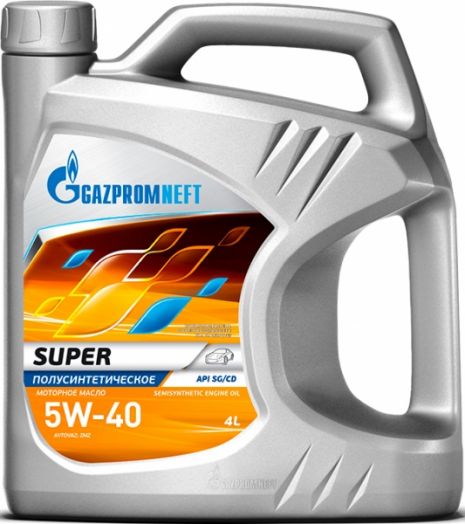 Gazpromneft Super 5W-40, 4л