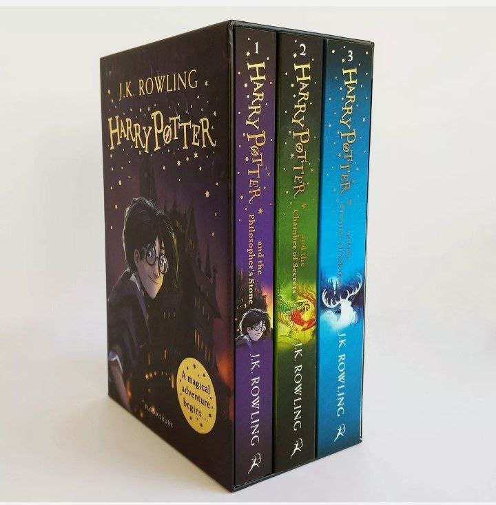 Harry Potter 1-3 Box Set: A Magical Adventure Begins By JK Rowling NEW Paperback