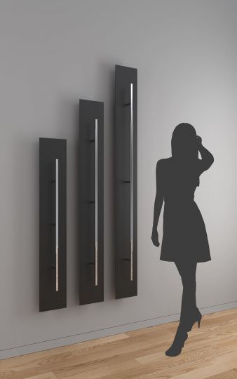 Дизайнерский полотенцесушитель Broner Vector V C.EL.1750.200 электрический 200 мм схема 14