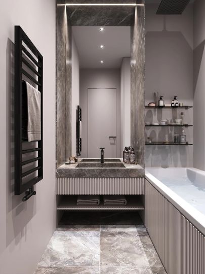 Полотенцесушитель электрический Broner Orlando ORL.EL.050.100.0000 вертикальный 500 мм схема 2