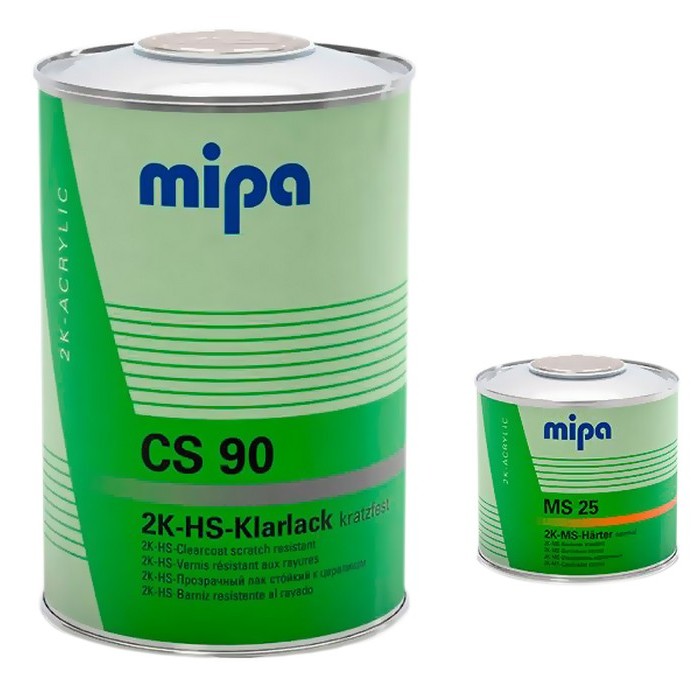 Mipa 2K-HS-Klarlack CS 90 Лак акриловый стойкий к царапинам, объём 0,75л.